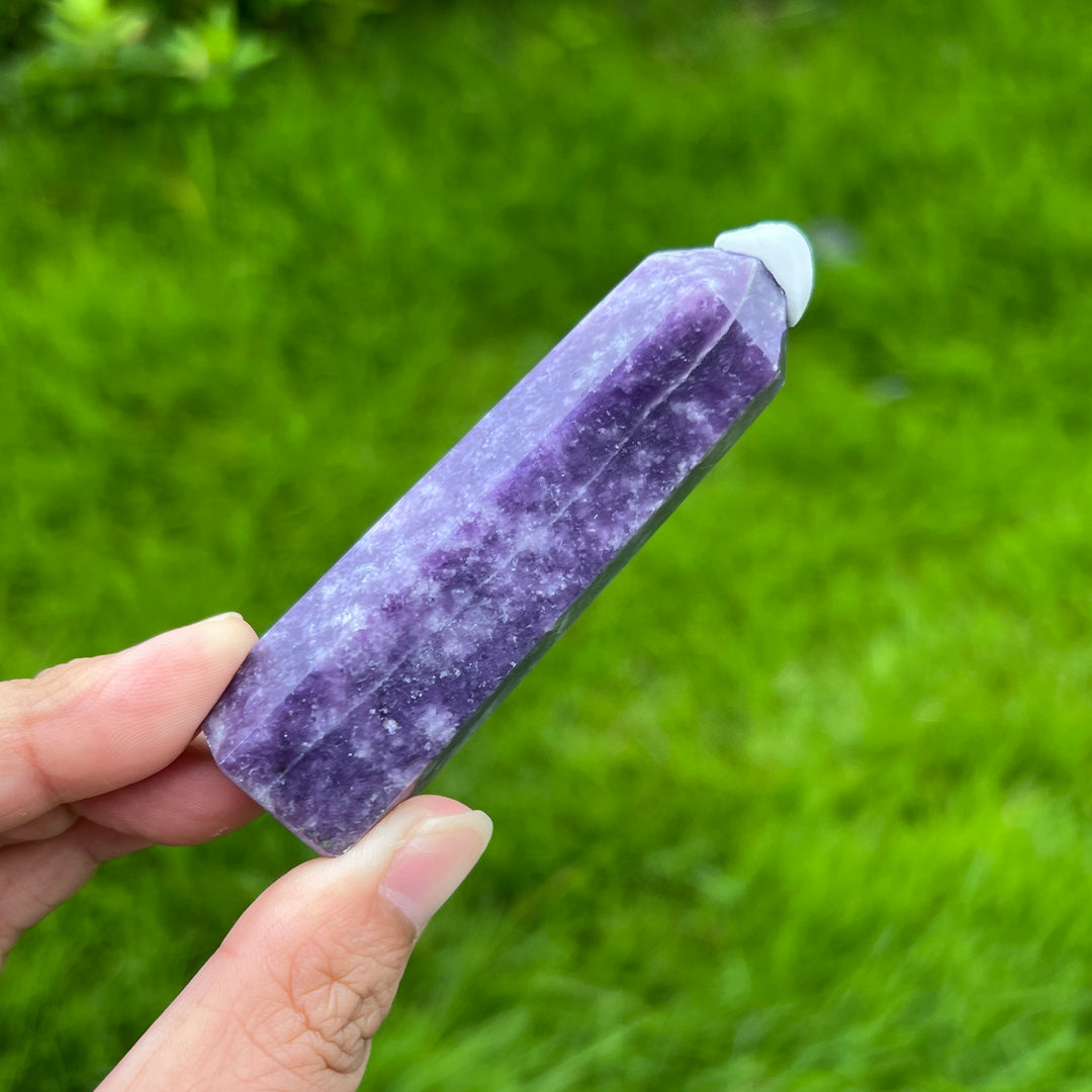 Lepidolite Point