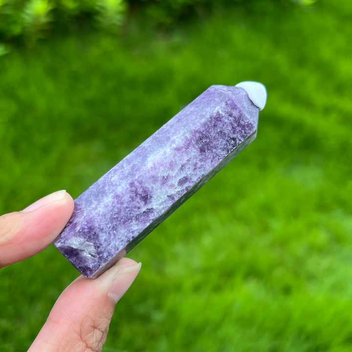 Lepidolite Point