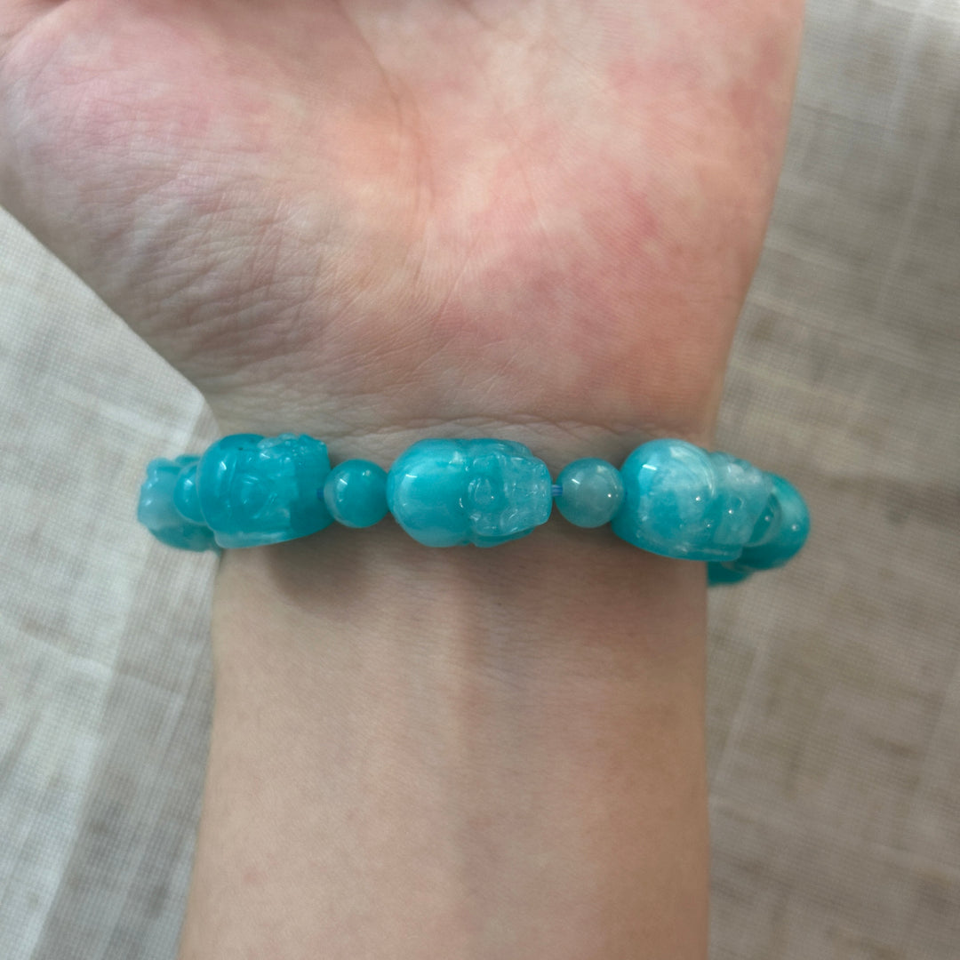 Prehnit Armband