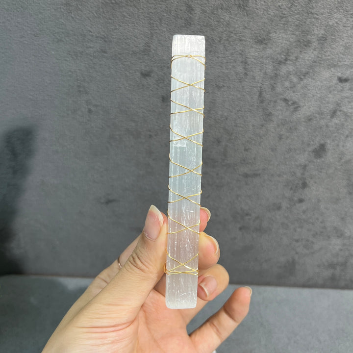 Natural 7 Crystal Sphere Selenite Set