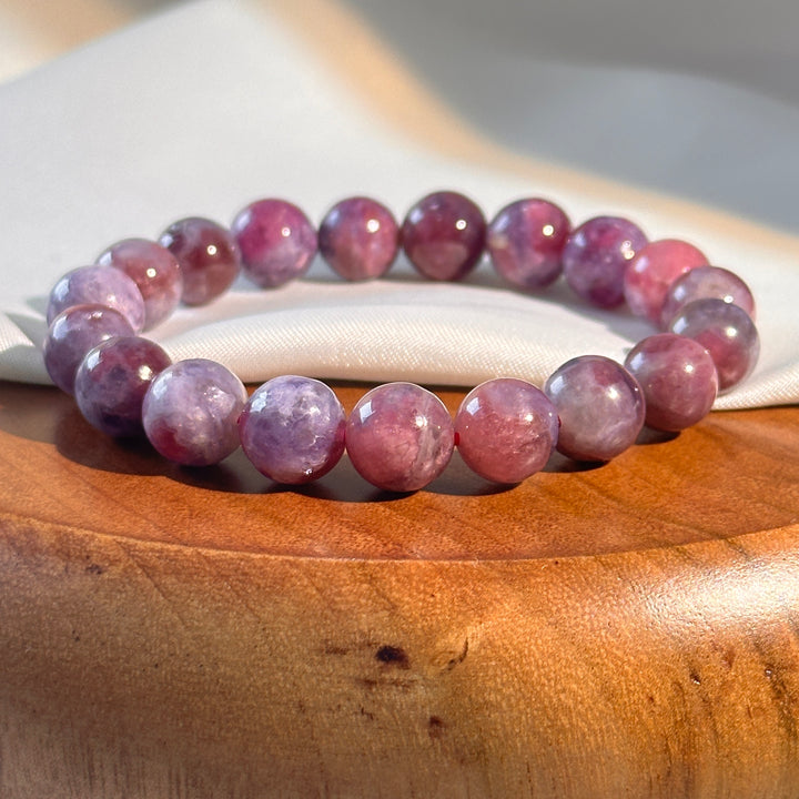 Plum Tourmaline Bracelet 9.6-10.0mm