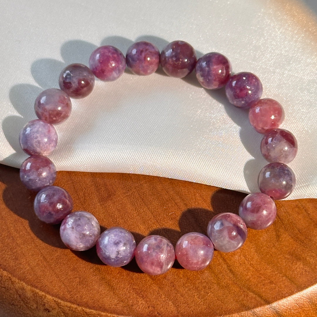 Plum Tourmaline Bracelet 9.6-10.0mm