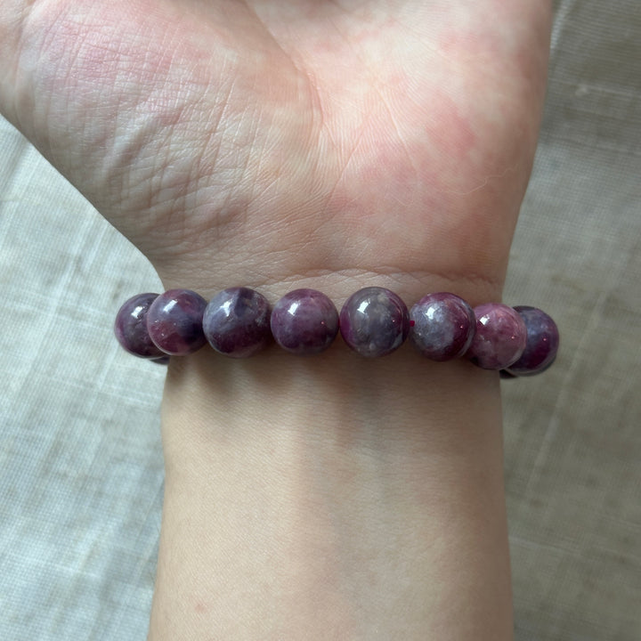 Plum Tourmaline Bracelet 9.6-10.0mm