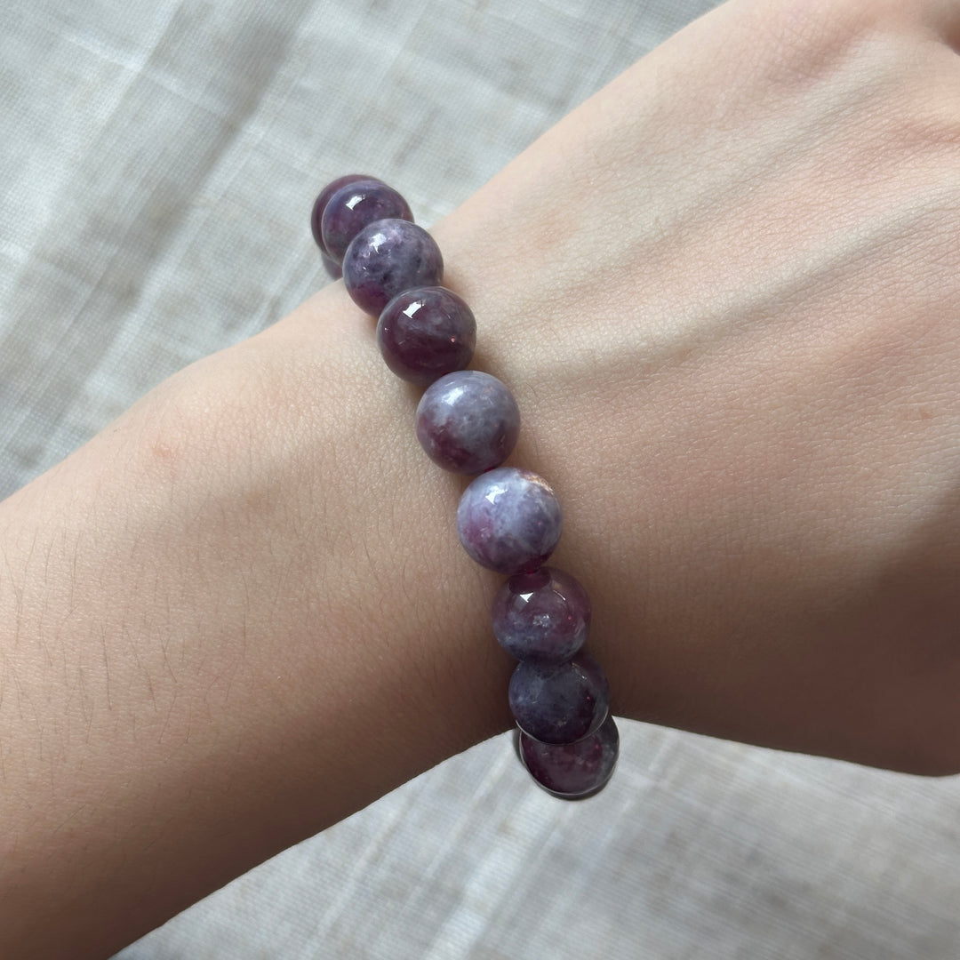 Plum Tourmaline Bracelet 9.6-10.0mm