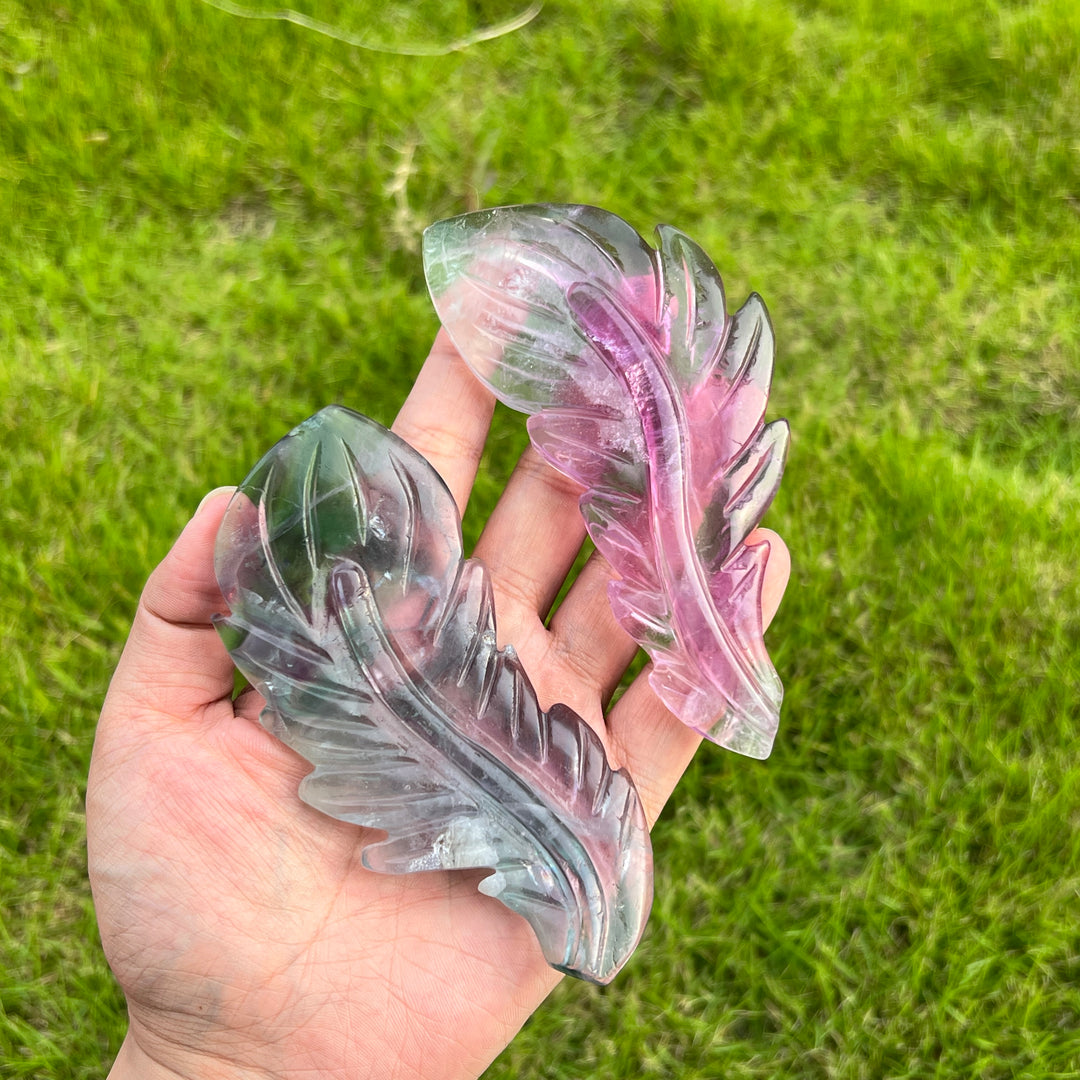 Rainbow Fluorite Feather