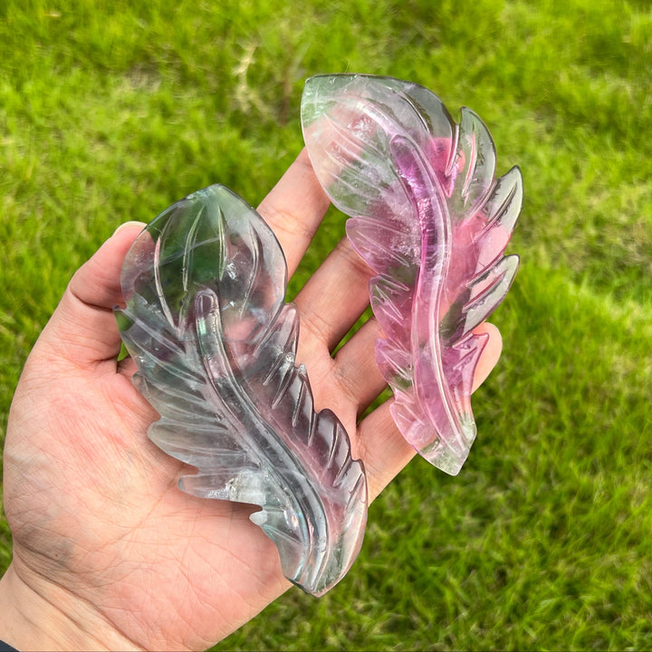 Rainbow Fluorite Feather