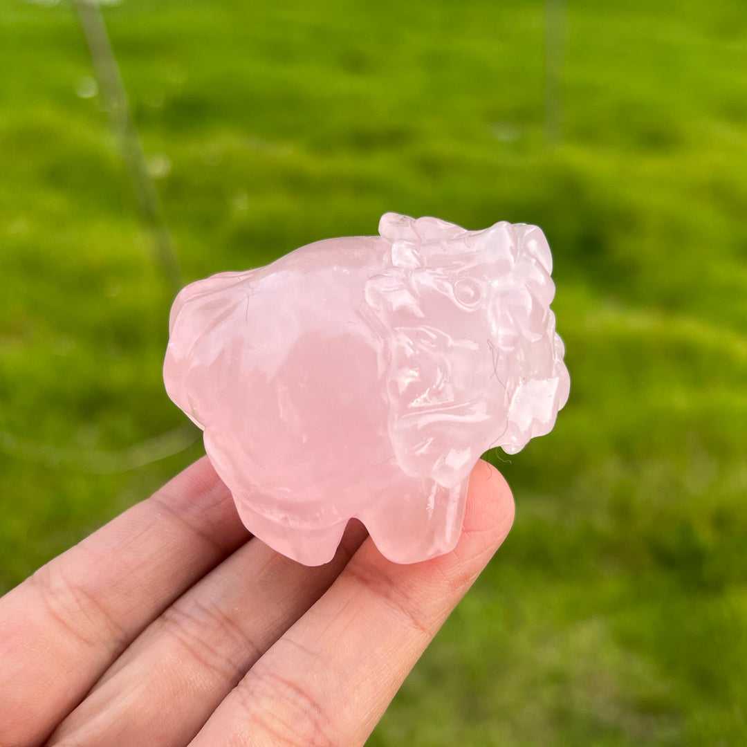 Rose Quartz Dragon Turtle