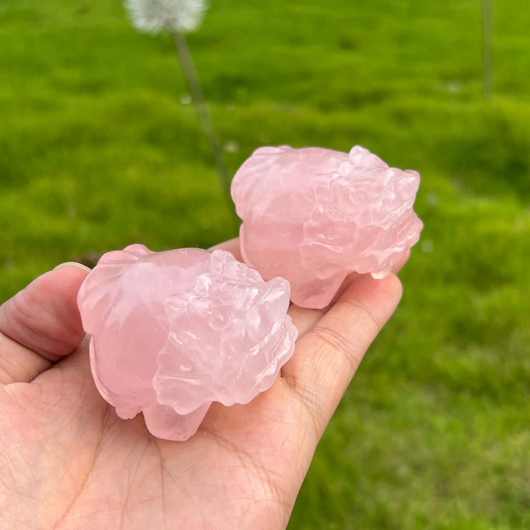 Rose Quartz Dragon Turtle