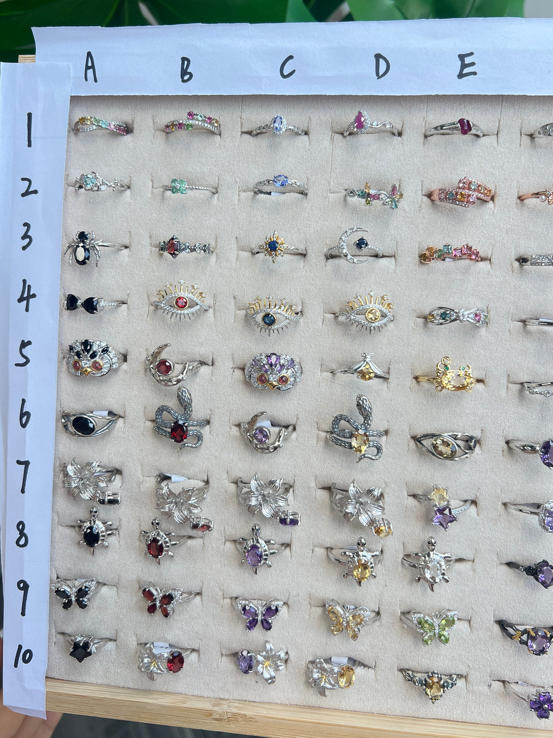 Crystal Ring Collection,S925