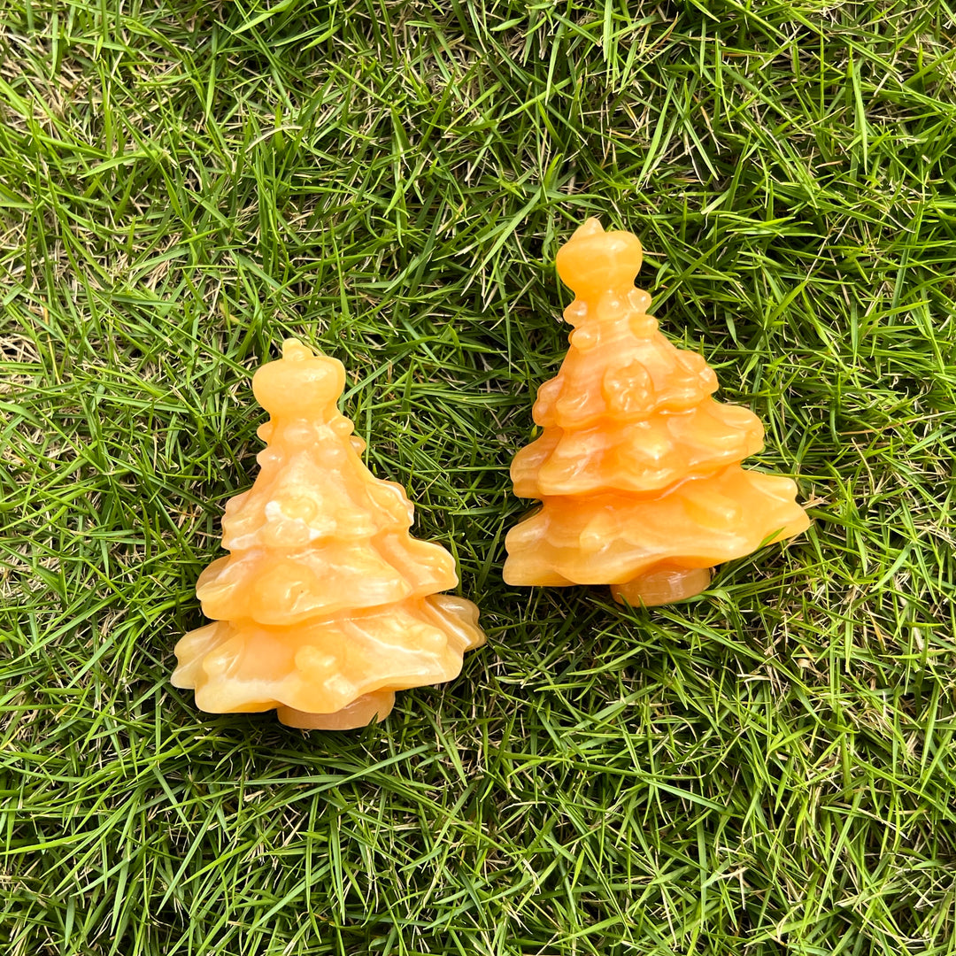 Yellow Calcite Christmas Trees