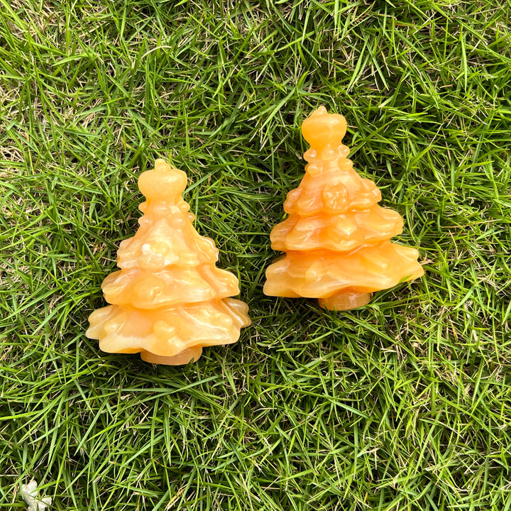 Yellow Calcite Christmas Trees