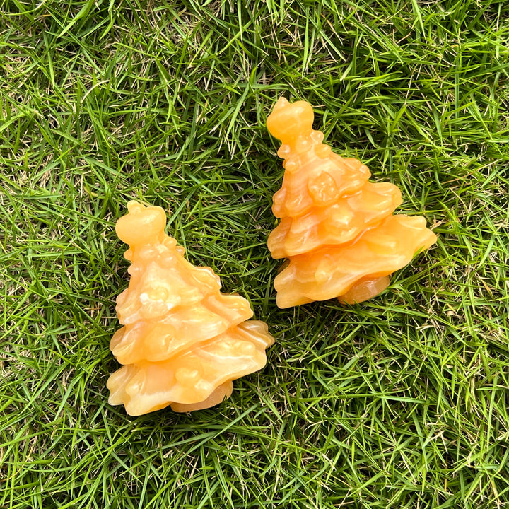 Yellow Calcite Christmas Trees