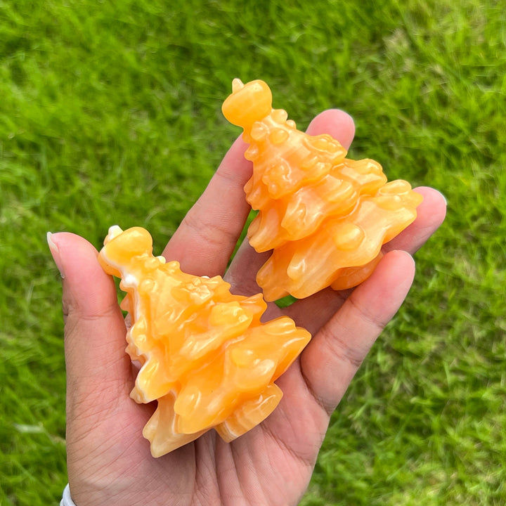 Yellow Calcite Christmas Trees