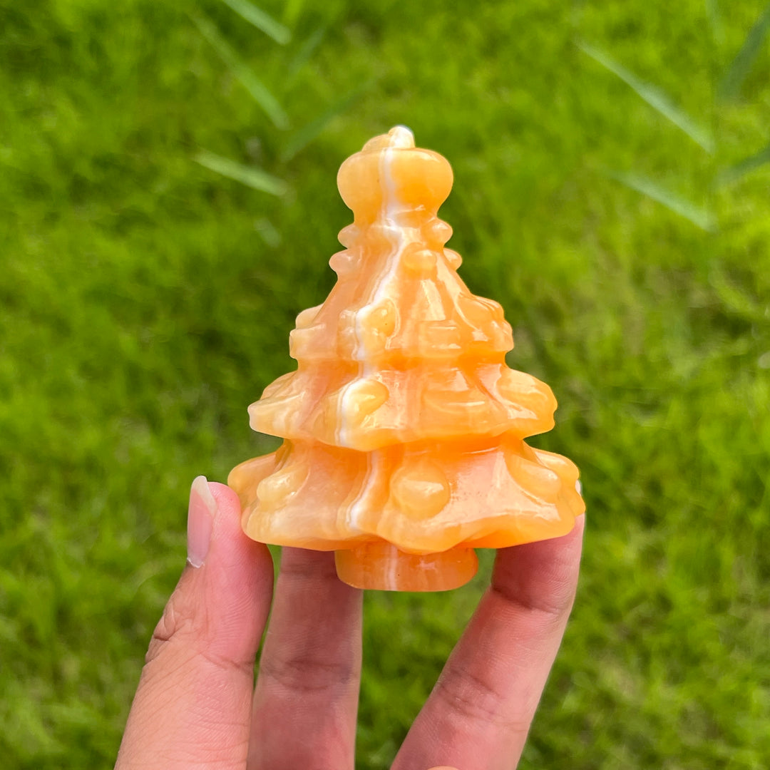 Yellow Calcite Christmas Trees