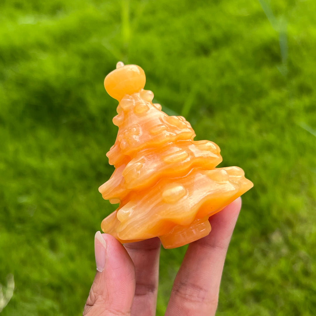 Yellow Calcite Christmas Trees