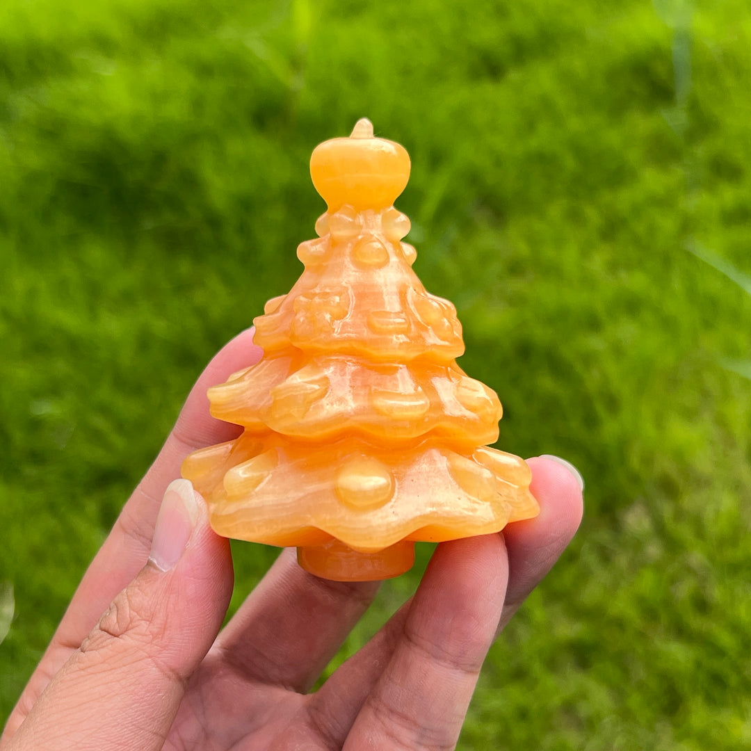 Yellow Calcite Christmas Trees
