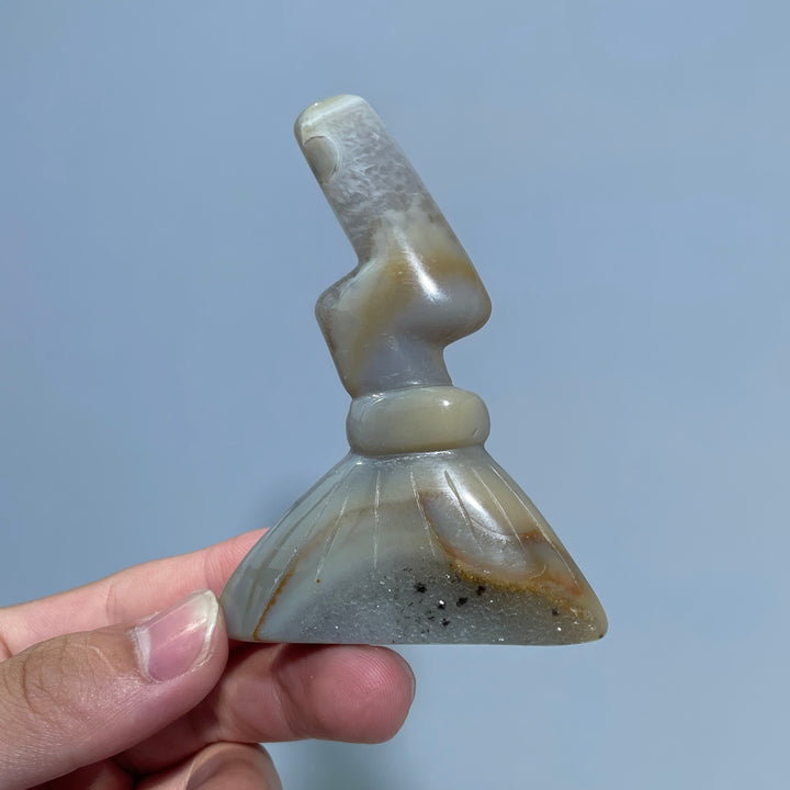 Agate Geode Besom