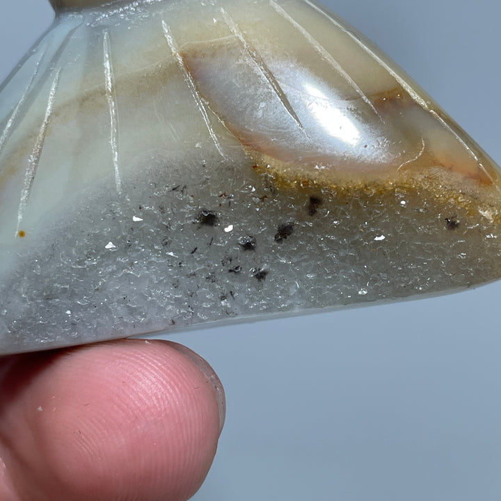 Agate Geode Besom