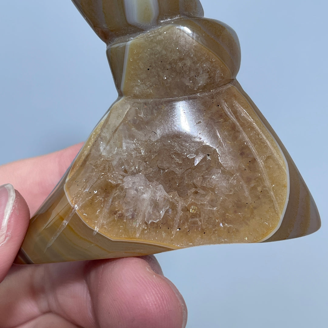 Agate Geode Besom