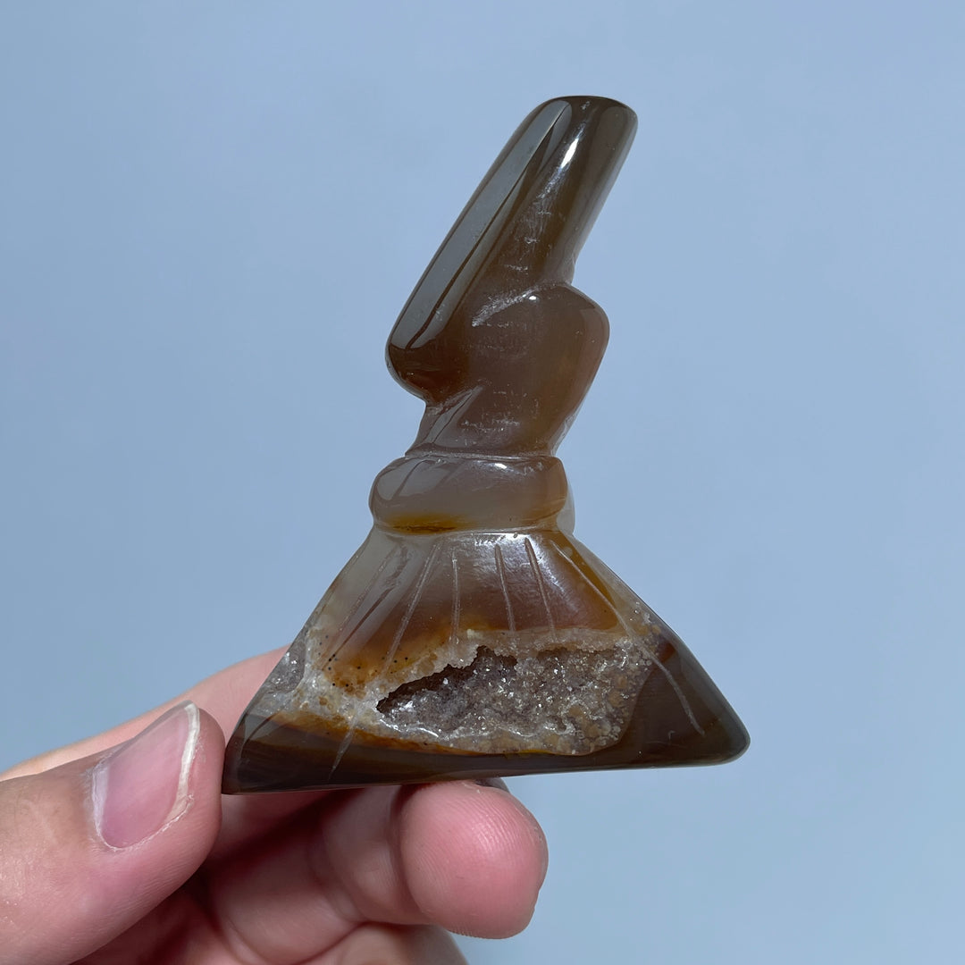 Agate Geode Besom