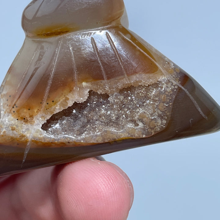 Agate Geode Besom