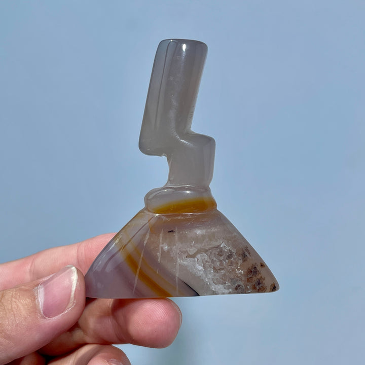 Agate Geode Besom