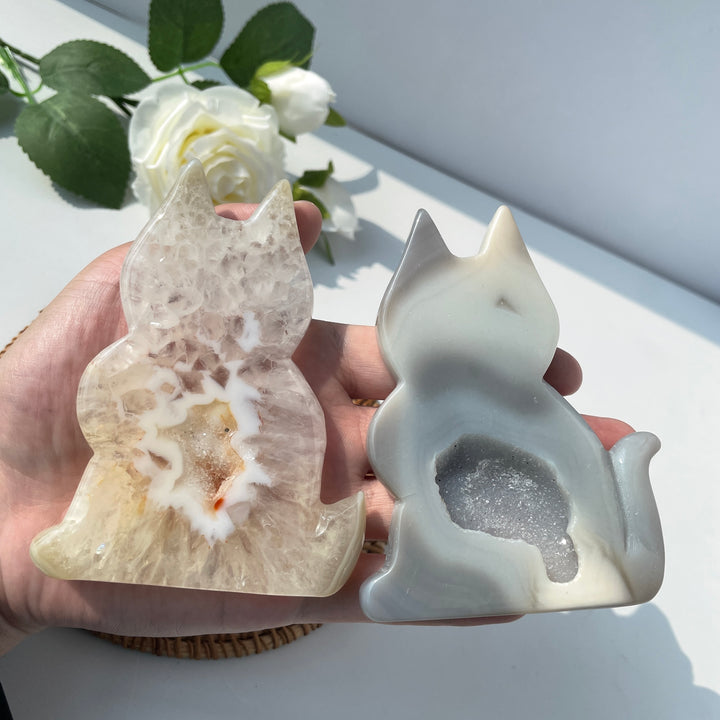 Agate Geode Cat