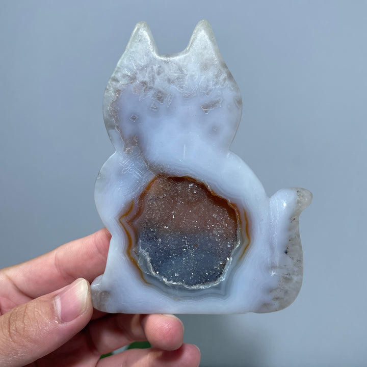 Agate Geode Cat