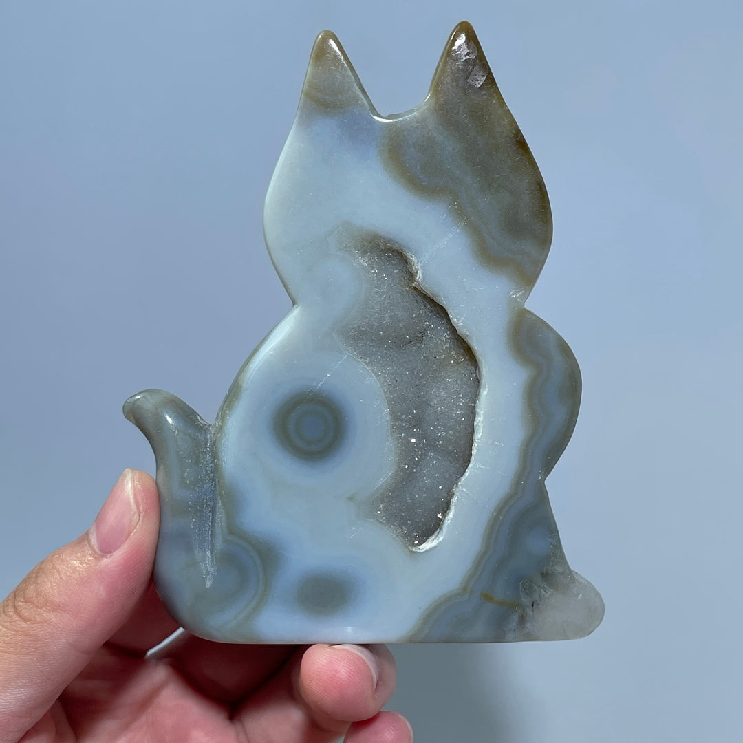 Agate Geode Cat