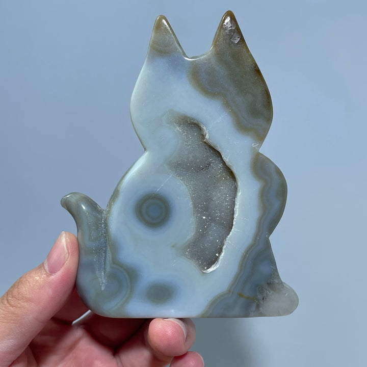 Agate Geode Cat