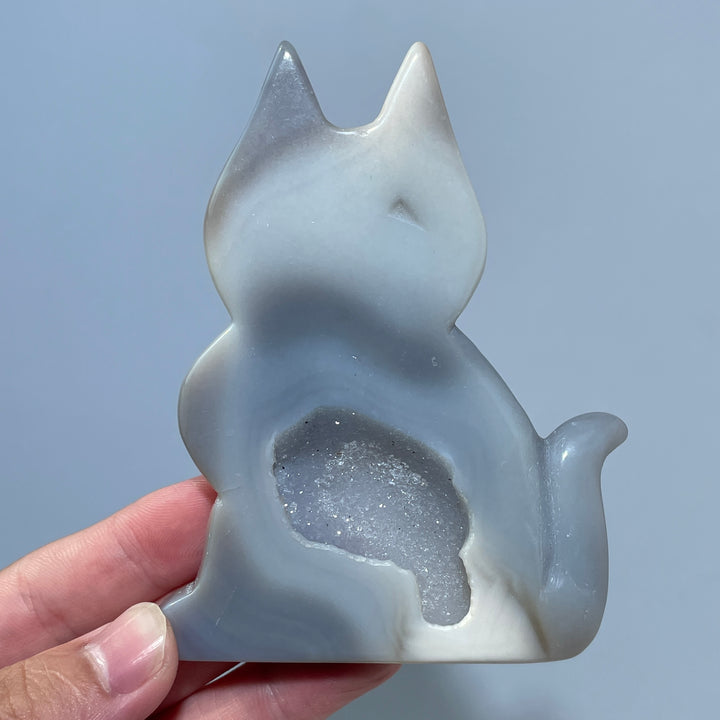 Agate Geode Cat