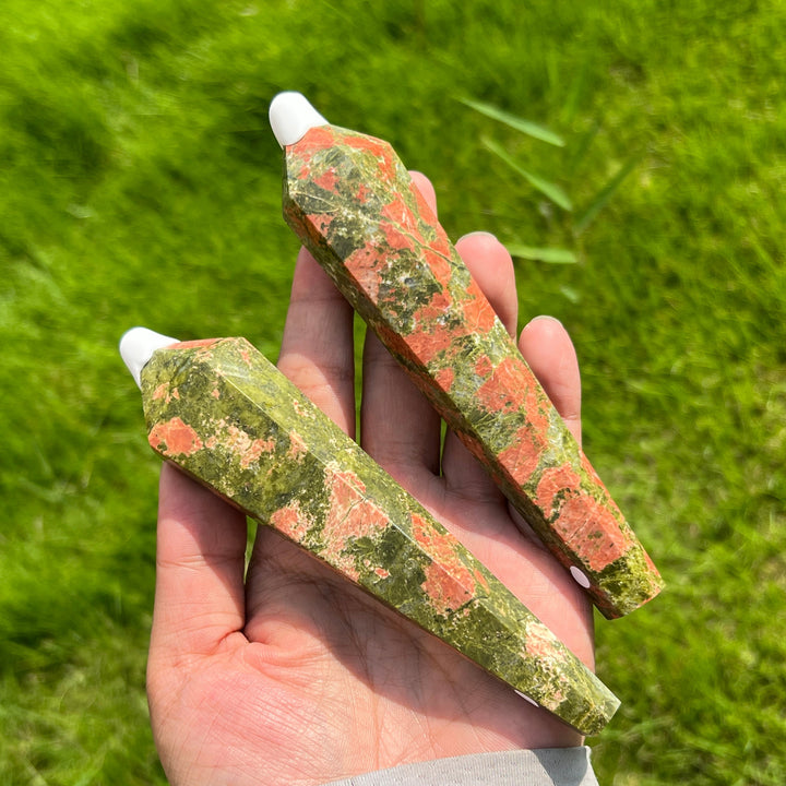 Unakite Wand
