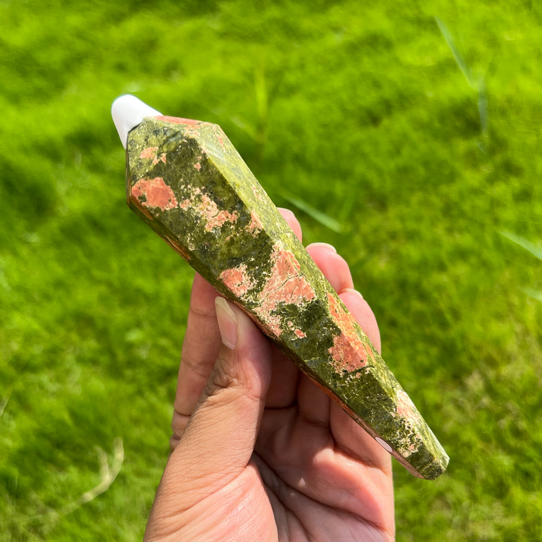 Unakite Wand