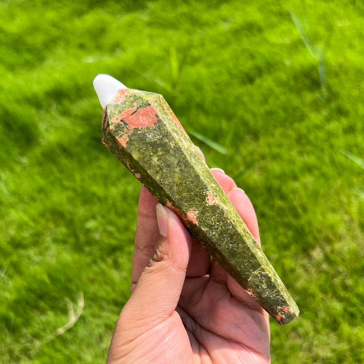 Unakite Wand