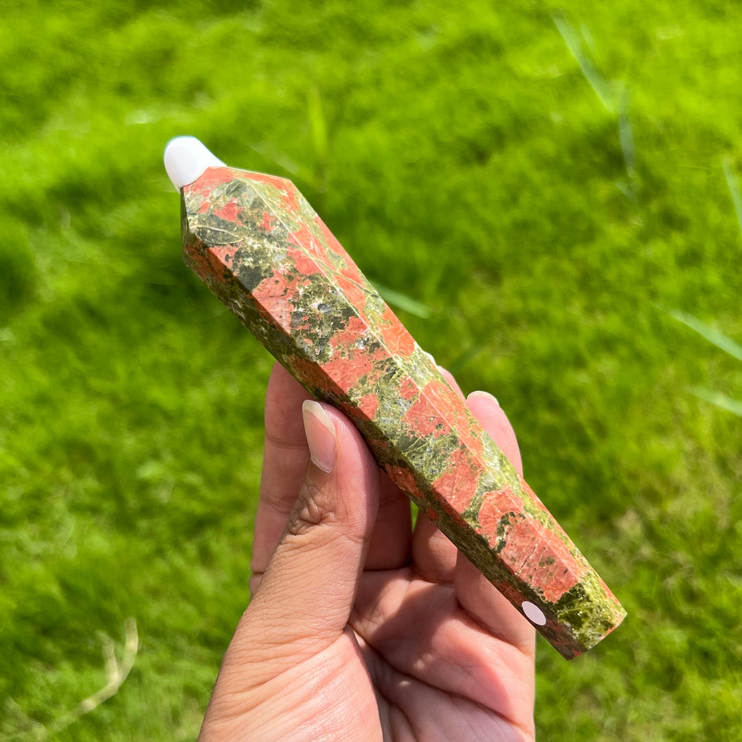 Unakite Wand