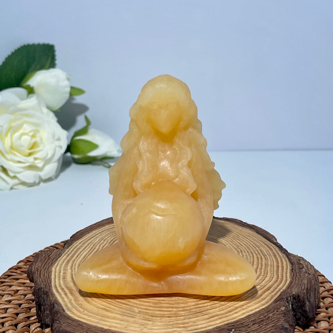 Yellow Calcite Mother Earth