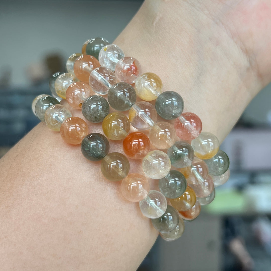 Amphibole In Quartz Bracelet 8.5mm