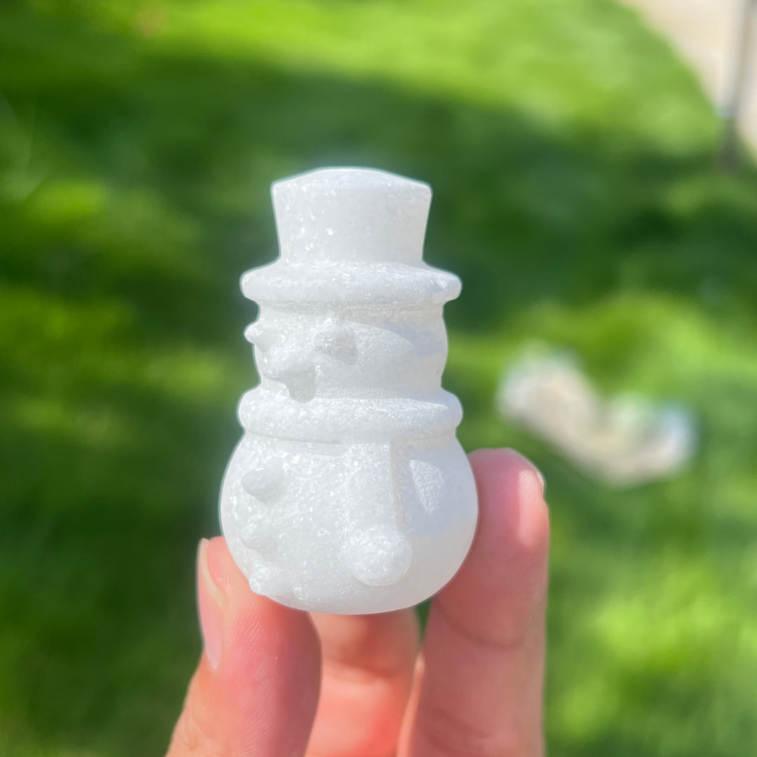 White Jade Snowman