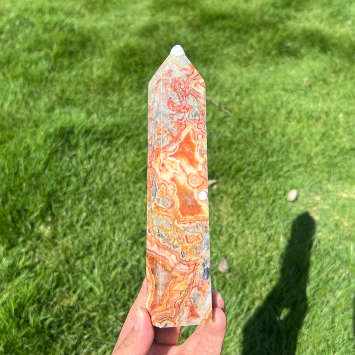 Crazy Lace Agate Tower