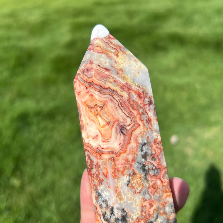 Crazy Lace Agate Tower
