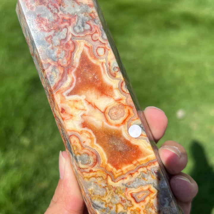 Crazy Lace Agate Tower