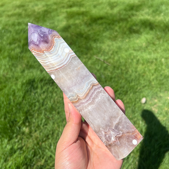 Amethyst Agate Tower