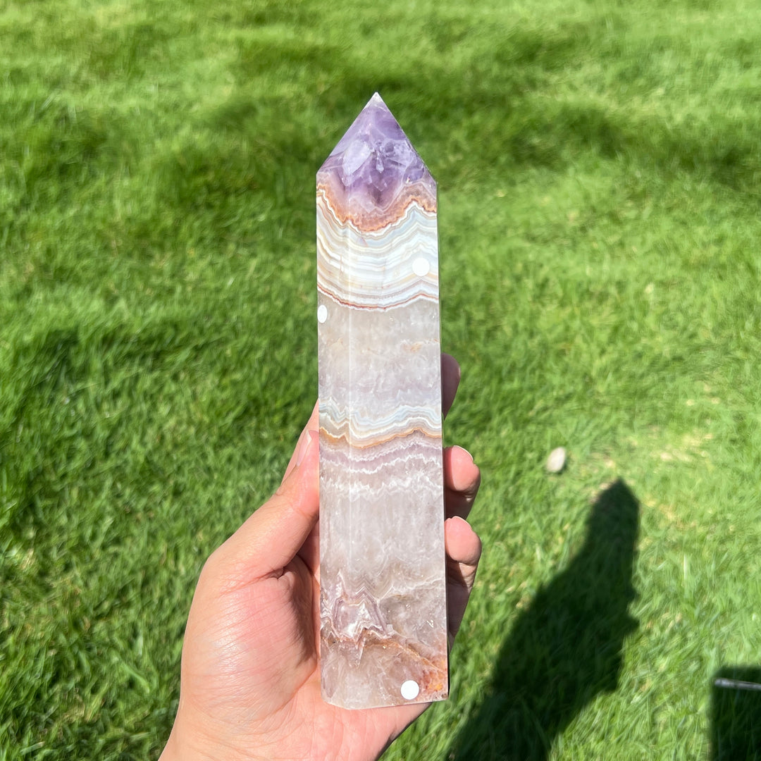 Amethyst Agate Tower