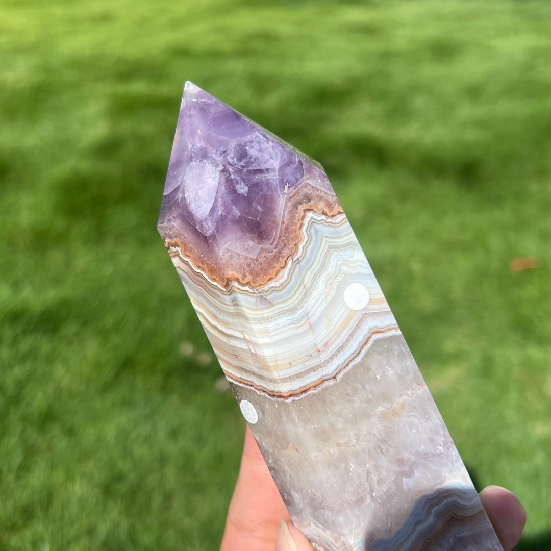 Amethyst Agate Tower