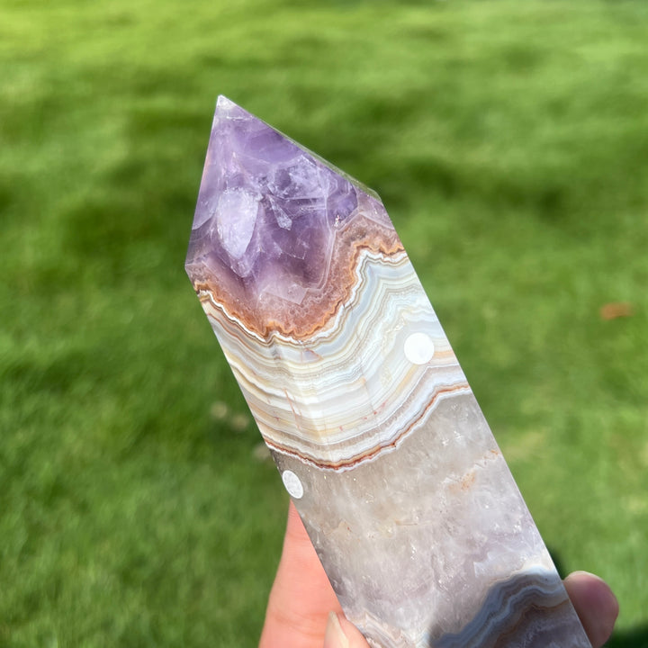 Amethyst Agate Tower
