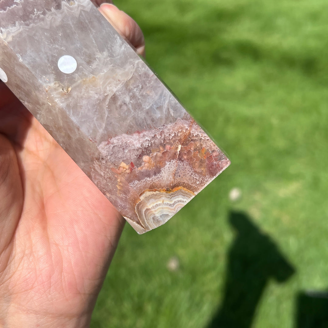 Amethyst Agate Tower