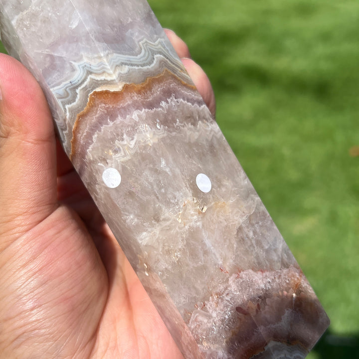 Amethyst Agate Tower