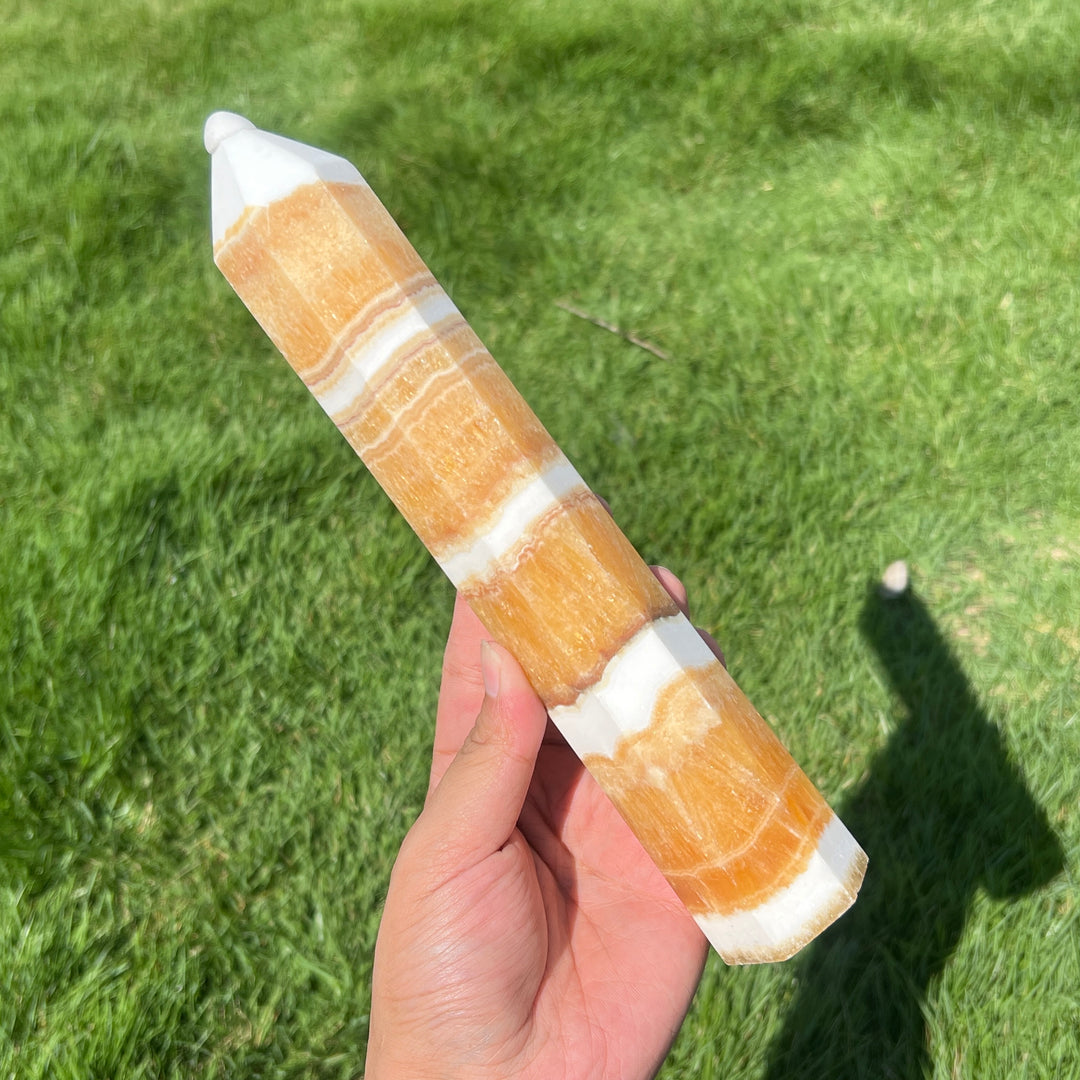 Yellow Calcite Tower