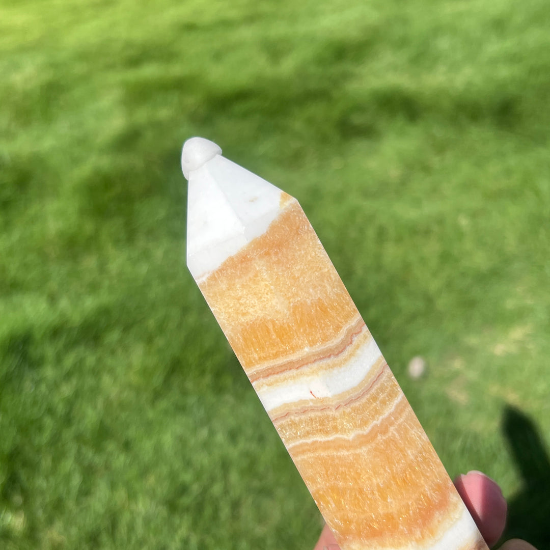 Yellow Calcite Tower