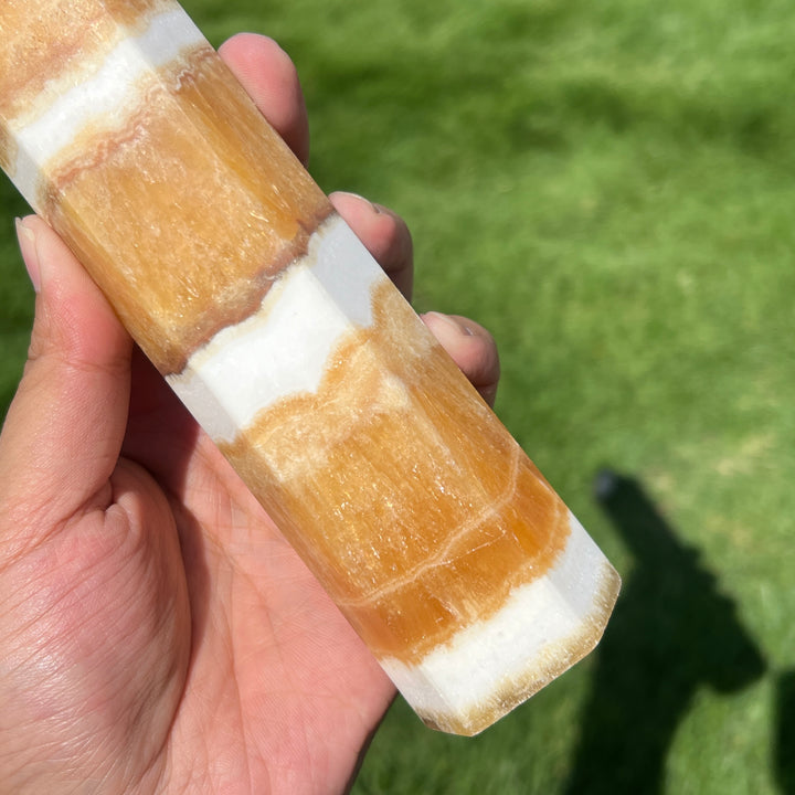 Yellow Calcite Tower